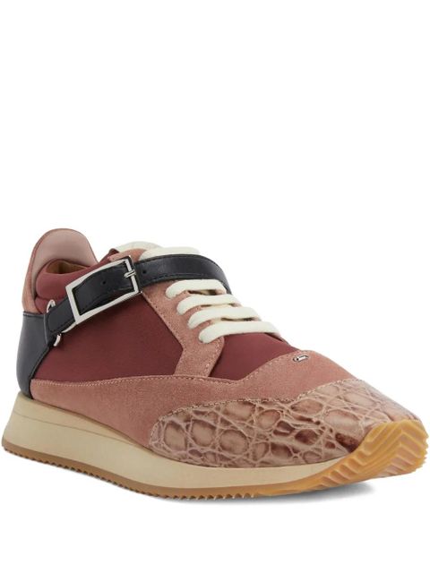 Giuseppe Zanotti buckle-fastening low-top sneakers - Pink - zdjęcie produktu nr 1