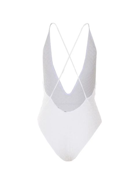 Missoni V-neck swimsuit - White - zdjęcie produktu nr 2