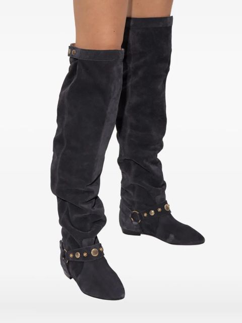 ISABEL MARANT slouch knee-high boots - Blue