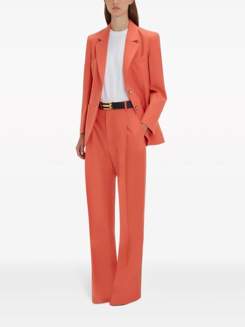 Victoria Beckham patch-pocket single-breasted blazer - Orange