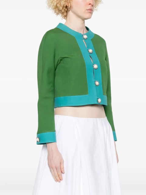 Valentino Garavani colourblock jacket - Green