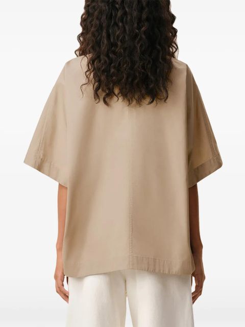 AMI Paris turtleneck blouse - Neutrals