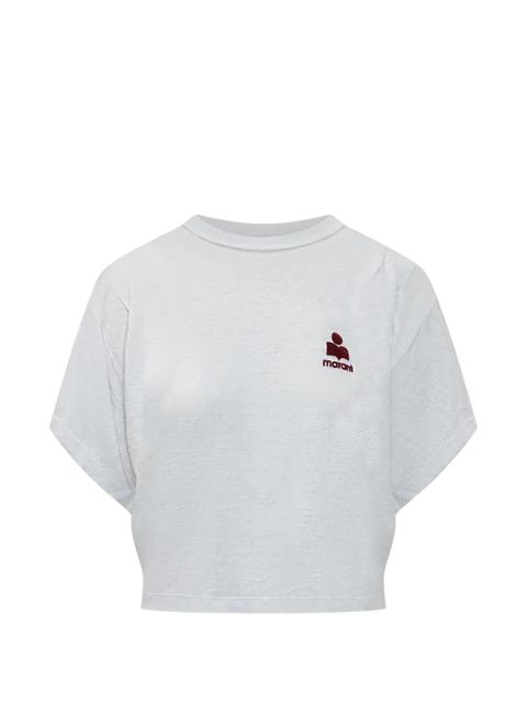 MARANT ÉTOILE Kyanzae-GZ logo-print T-shirt - White - zdjęcie produktu nr 1