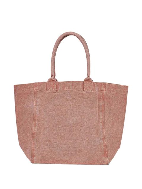 ISABEL MARANT embroidered-logo tote bag - Brown - zdjęcie produktu nr 2