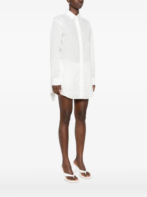 Off-White patterned shirt - 0118 WHITE