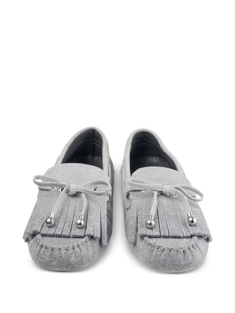 Jimmy Choo Manon tassel-detail loafers - Grey