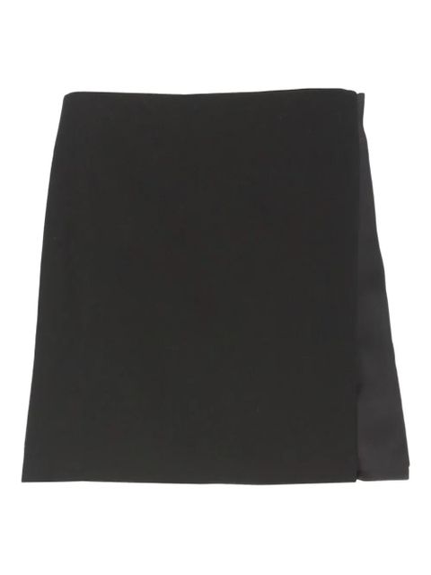 Casablanca wool wrapped skirt - Black