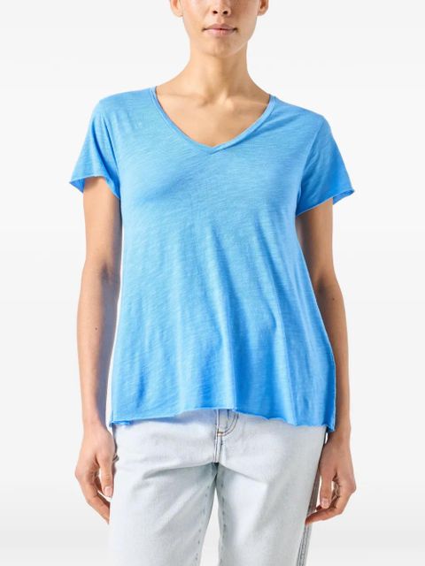 American Vintage Jacksonville V-neck T-shirt - Blue