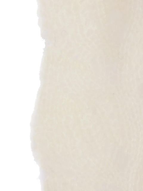 Comme Des Garçons open-work long-sleeve sweater - Neutrals