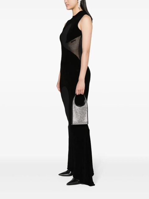 Coperni mini Swipe crystal-embellished tote bag - Black - zdjęcie produktu nr 2