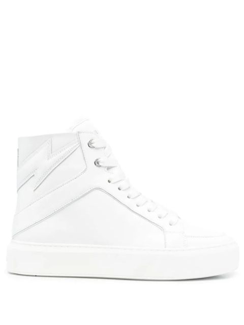 Zadig&Voltaire tonal high-top sneakers - White - zdjęcie produktu nr 1