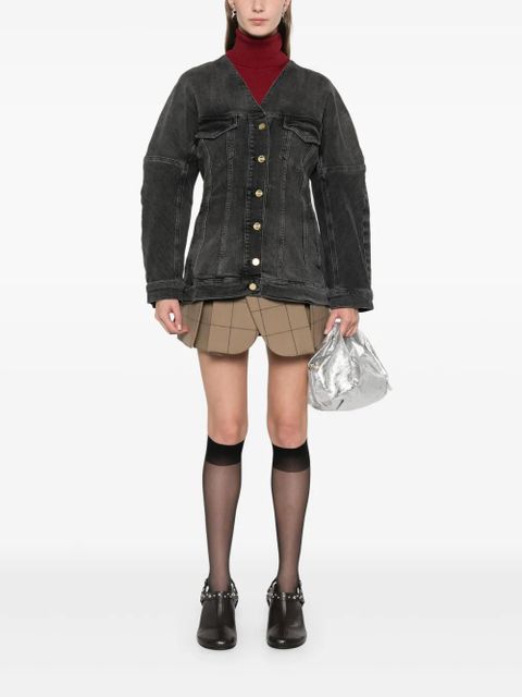 GANNI washed denim jacket - Black - zdjęcie produktu nr 2