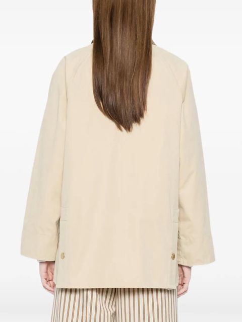 Barbour Glynis corduroy-collar coat - Neutrals