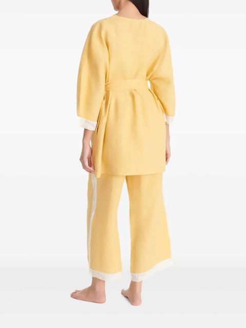 ERES Colline linen top - Yellow