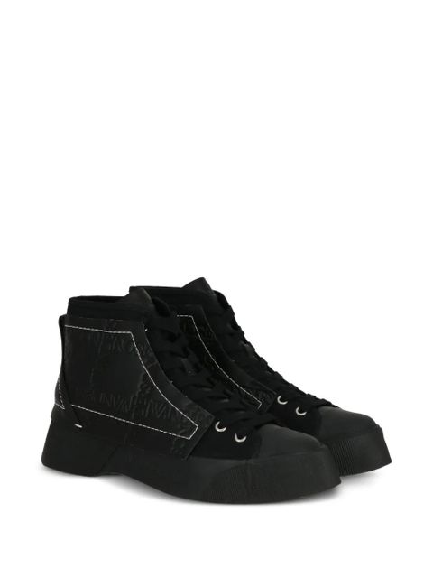 JW Anderson debossed-logo sneakers - Black
