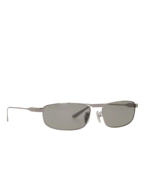 Balenciaga Eyewear rectangle-frame sunglasses - Silver - zdjęcie produktu nr 2