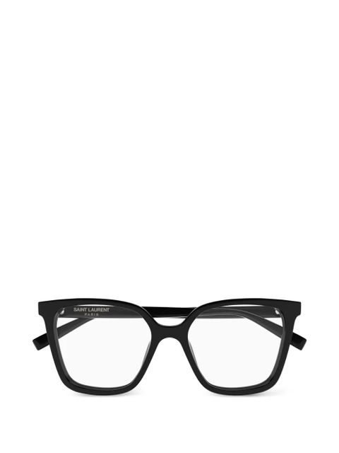 Saint Laurent Eyewear square-frame glasses - Black - zdjęcie produktu nr 1