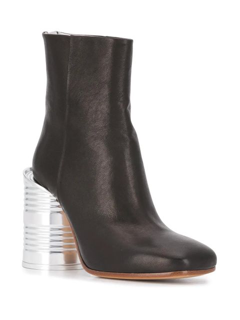 MM6 Maison Margiela tin can heel ankle boot - Black - zdjęcie produktu nr 2