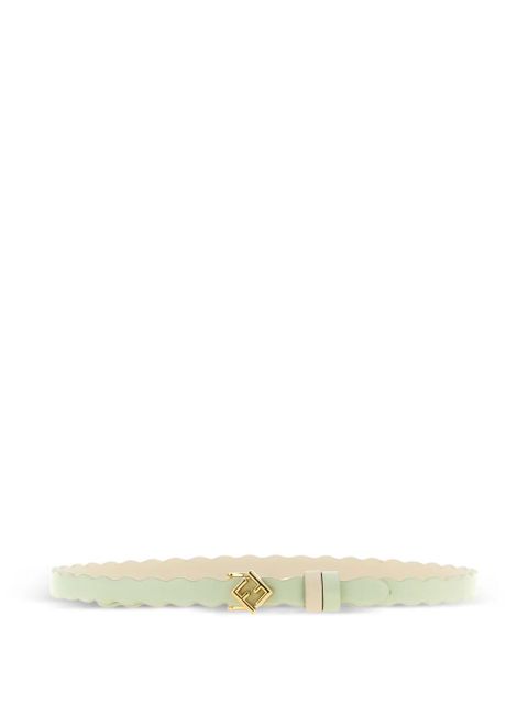 FENDI FF Diamonds reversible leather belt - Green - zdjęcie produktu nr 1