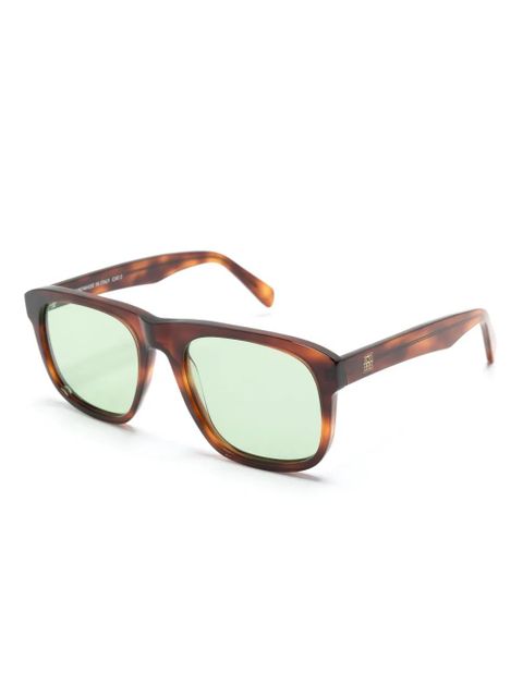 TOTEME The Navigator pilot-frame sunglasses - Brown - zdjęcie produktu nr 2