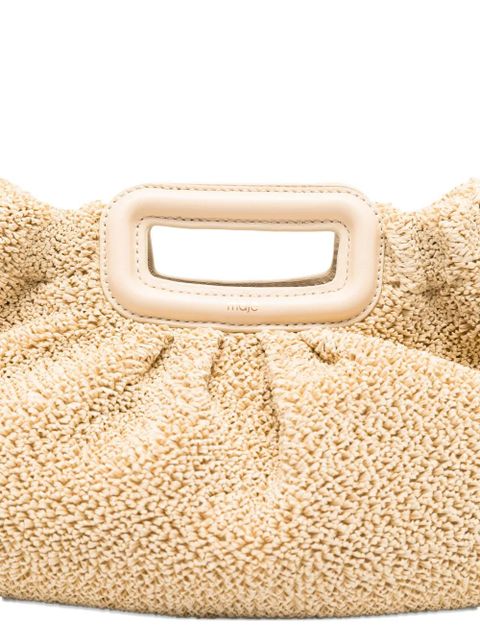 Maje cut-out top-handle tote bag - Neutrals