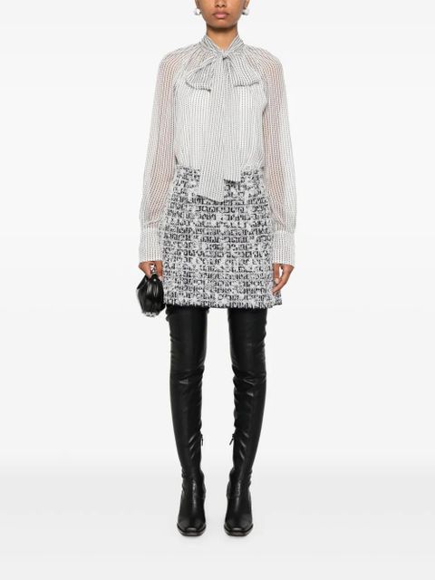 Givenchy polka-dot silk blouse - White