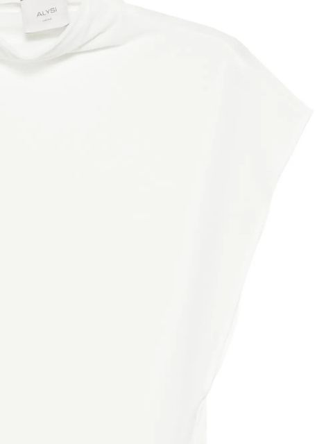 Alysi mock-neck bodysuit - White