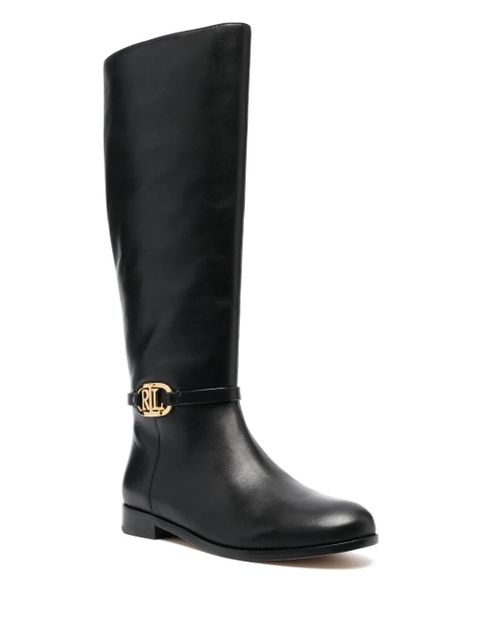 Lauren Ralph Lauren Bridgette knee-length boots - Black - zdjęcie produktu nr 2