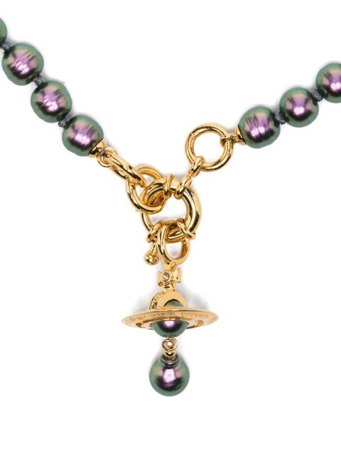 Vivienne Westwood Aleksa Orb faux-pearl necklace - Gold