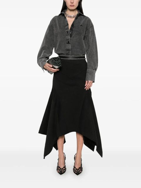 The Attico panelled midi skirt - Black - zdjęcie produktu nr 2