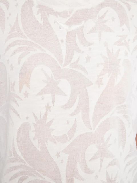 Zadig&Voltaire star-print short-sleeve T-shirt - Neutrals