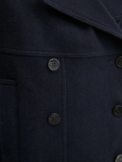 The Kooples płaszcz wełniany