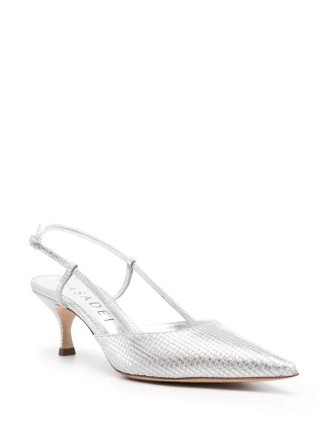 Casadei Scarlet Diadema 65mm slingback pumps - Silver - zdjęcie produktu nr 2