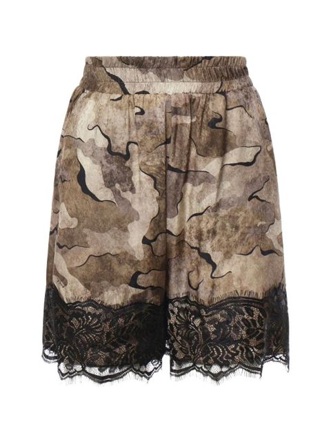 PINKO laced shorts - Brown - zdjęcie produktu nr 1