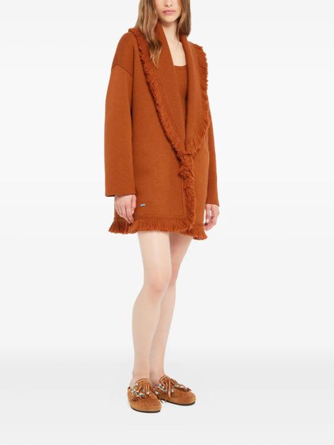 Alanui fringed finest coat - Brown - zdjęcie produktu nr 2