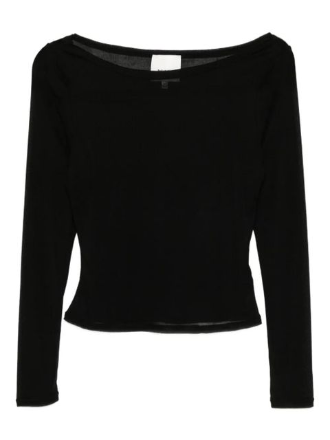 Reformation Wiley top - Black - zdjęcie produktu nr 1