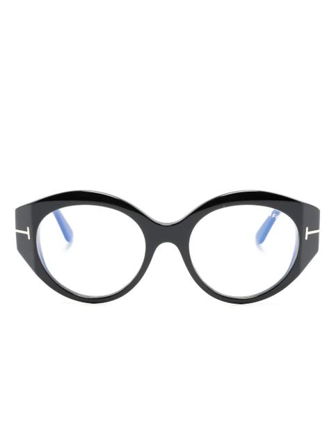 TOM FORD Eyewear round-frame glasses - Black - zdjęcie produktu nr 1