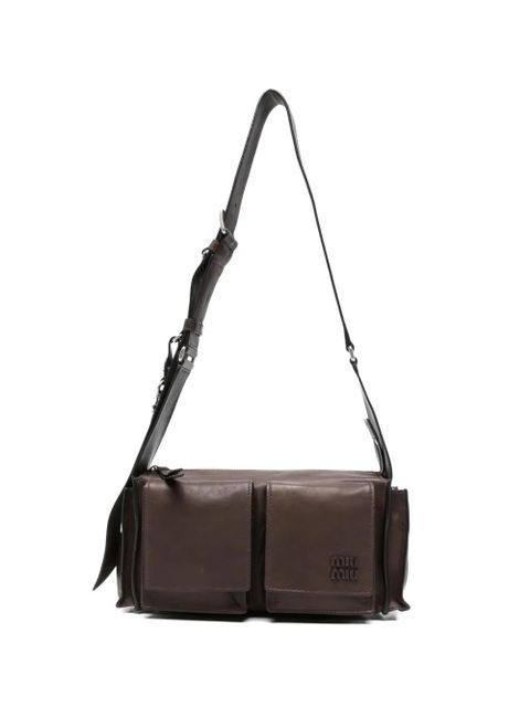 Miu Miu multi-pockets crossbody bag - Brown - zdjęcie produktu nr 1