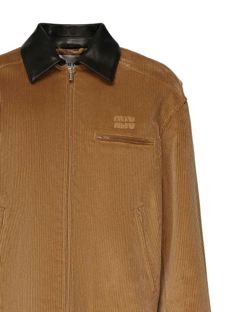 Miu Miu corduroy jacket - Brown