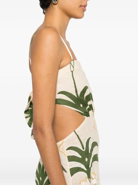 Johanna Ortiz cut-out maxi dress - Neutrals