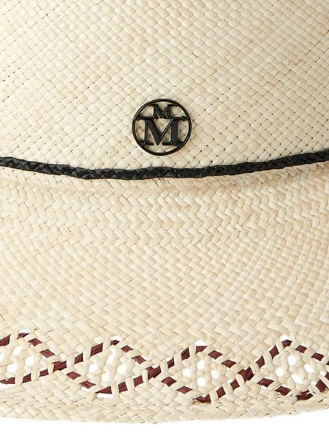 Maison Michel New Liana straw cloche hat - White - zdjęcie produktu nr 2