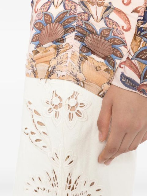 FARM Rio Sea Garden blouse - Pink