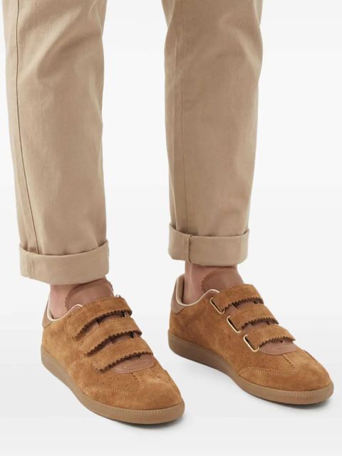 ISABEL MARANT Beth suede low-top sneakers - Brown