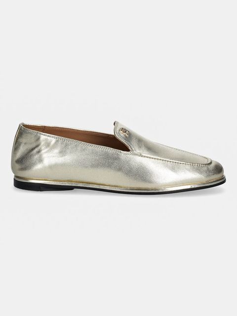 Tommy Hilfiger mokasyny skórzane HILFIGER GOLD LOAFER - zdjęcie produktu nr 1