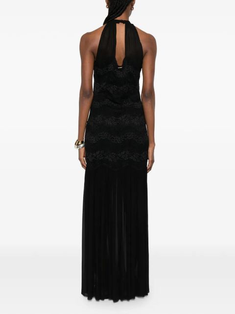 TWINSET halter lace dress - Black