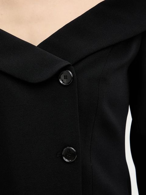 Pinko sukienka kolor czarny mini dopasowana 106139 A304