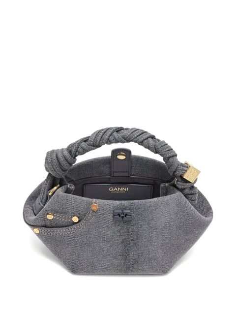 GANNI denim tote bag - Grey