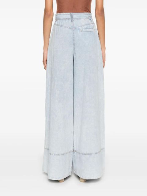 ZIMMERMANN wide-leg cotton jeans - Blue