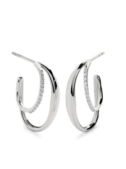 Monica Vinader Nura Medium earrings - Silver - zdjęcie produktu nr 1