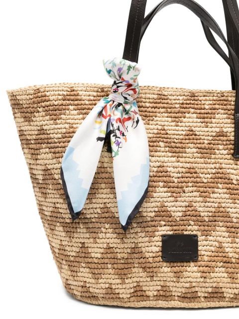 Missoni zig zag tote bag - Neutrals